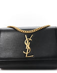 Grain De Poudre Small Monogram Kate Satchel Black