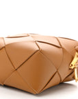 Lambskin Maxi Intrecciato Mini Cassette Camera Bag Acorn