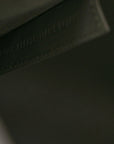 Calfskin Logo Embossed Small Tool 2.0 North-South Tote BLCG Grey