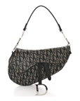 Monogram Saddle Bag Black