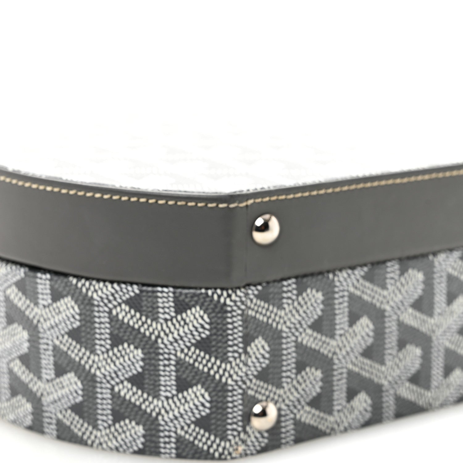 Goyardine Alto Hatbox Grey