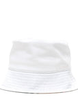 Denim Logo Bucket Hat M White