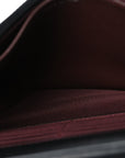 Lambskin Quilted Wallet On Chain WOC Black