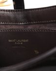 Patent Calfskin Le 5 A 7 Mini Hobo Spicy Chocolate