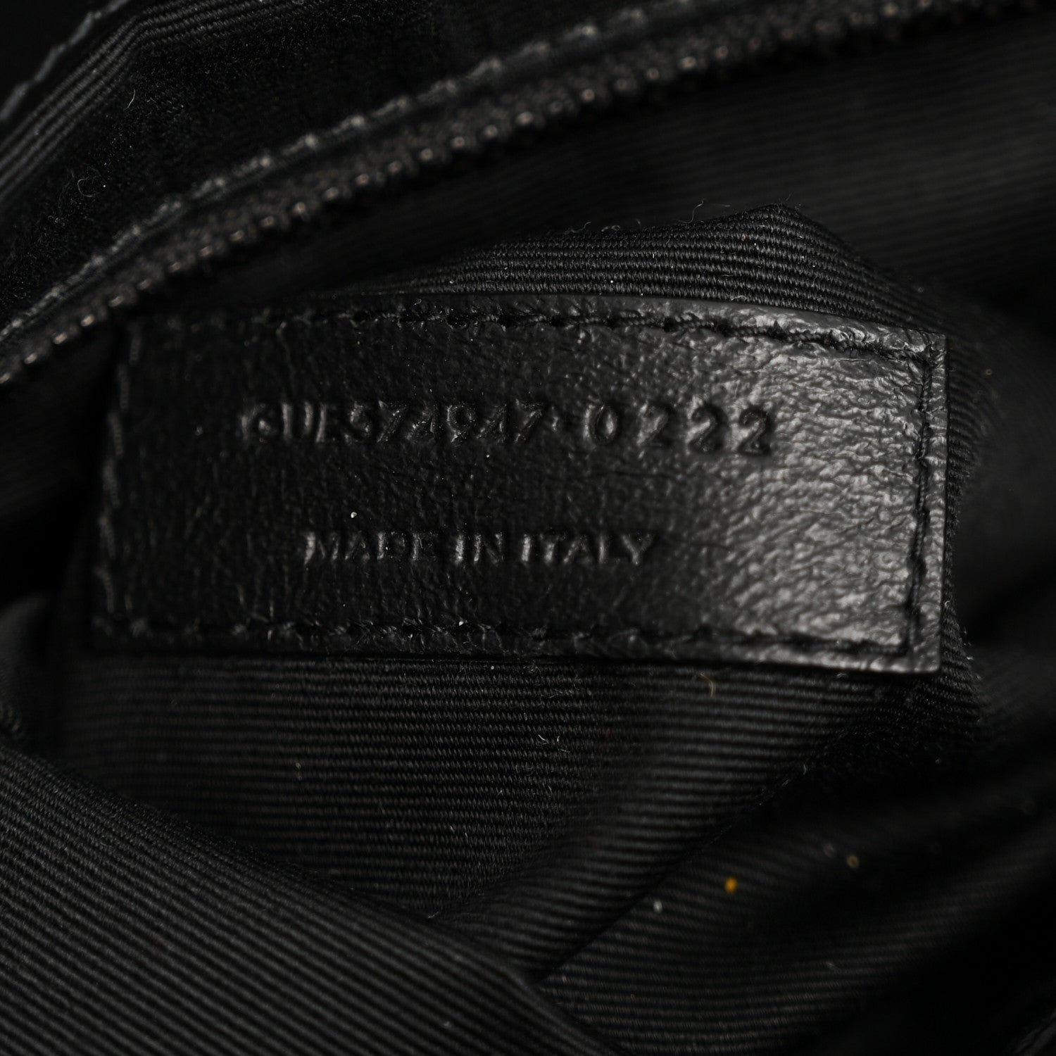 Calfskin Y Quilted Monogram Large Loulou Chain Satchel Black