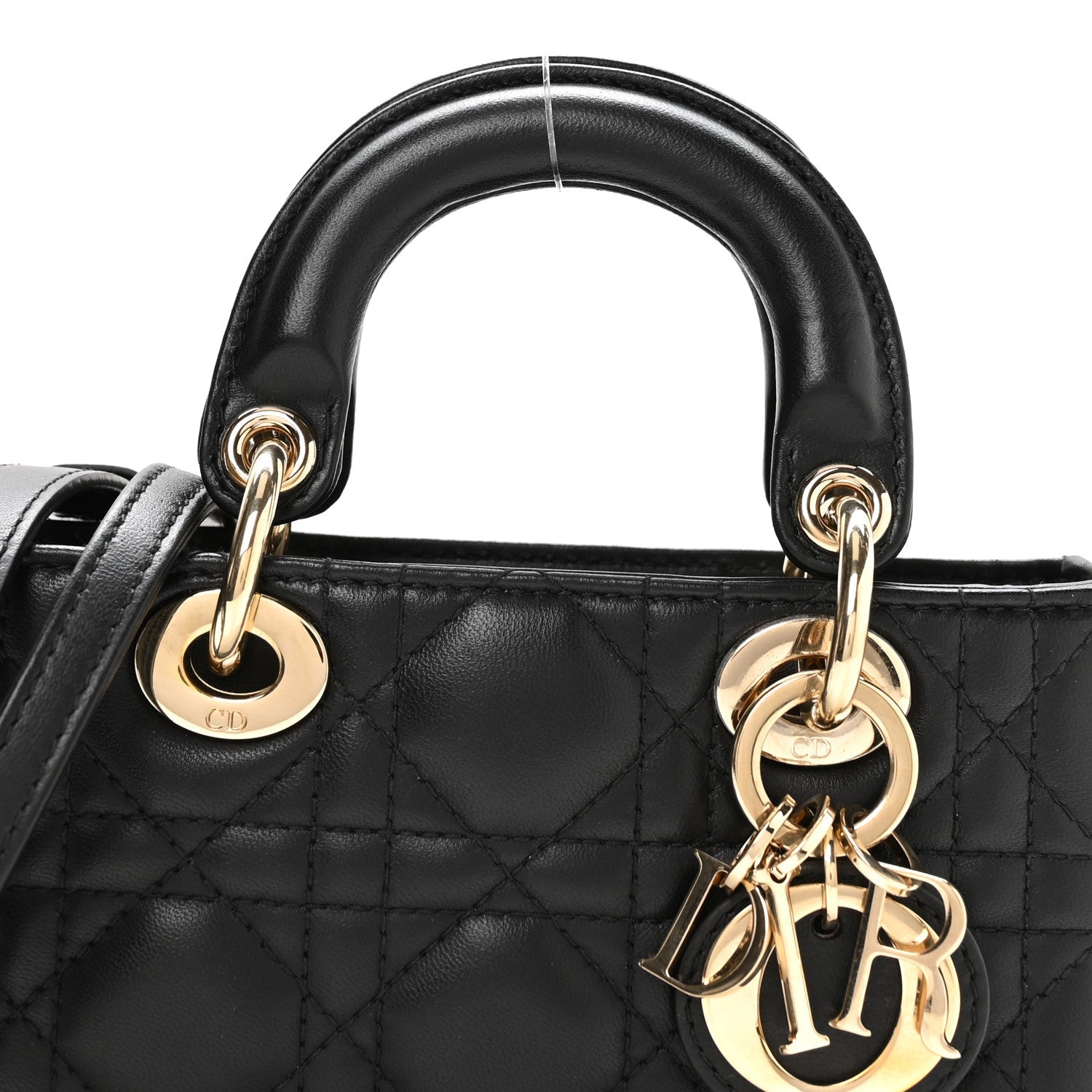 Lambskin Cannage Micro Lady D-Joy Black