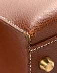 Veau Grain Lisse Kelly Sellier 32 Noisette