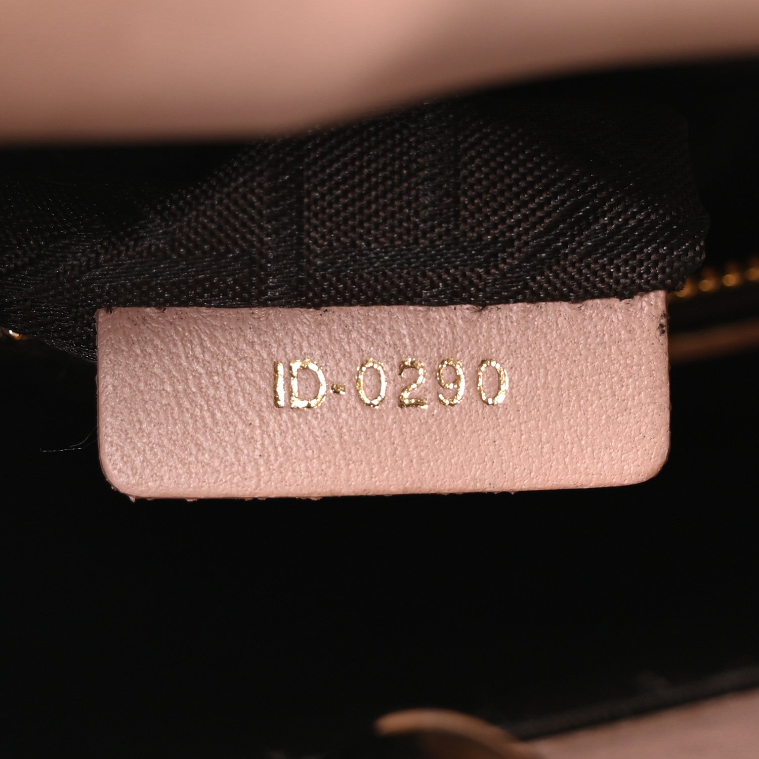 Lambskin Cannage Small My ABC D1OR Lady D1OR Blush