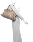Agneau Giant 12 Rose Gold Hardware Work Gris Poivre