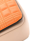 Lambskin Quilted Small Lola Bag Bright Red Orange