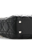 Lambskin Cannage Mini Lady D1OR Black