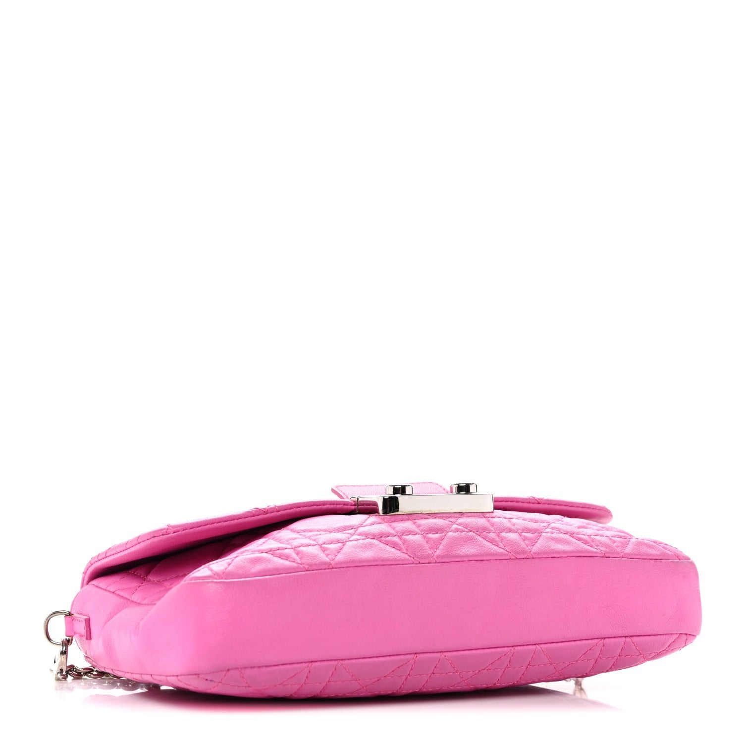 Lambskin Cannage Miss D1OR Promenade Pouch Fuchsia