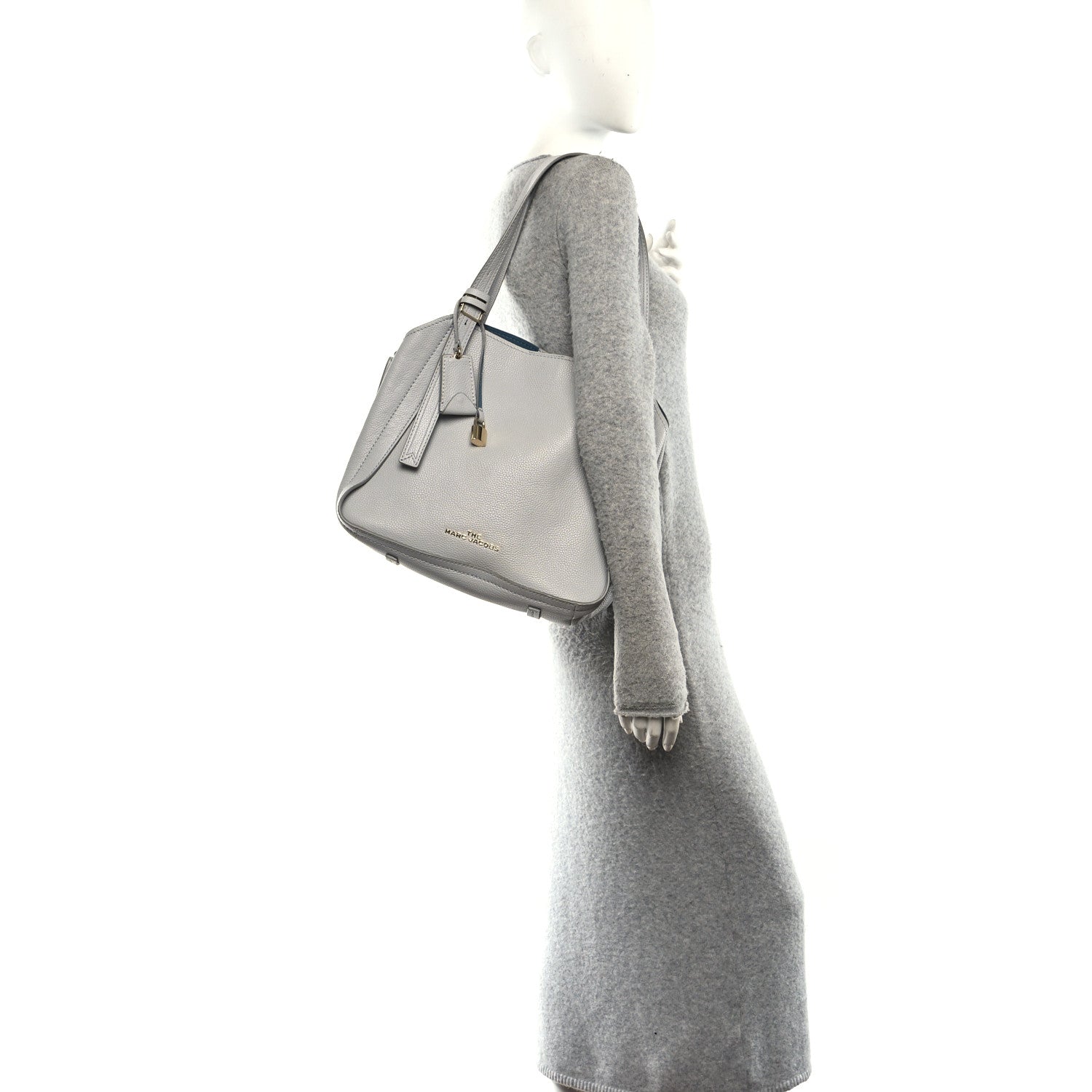 Grained Calfskin The Director Tote Harbor Mist