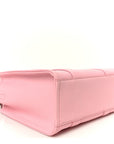 Grained Calfskin Small The Tote Bag Ribbon Pink