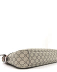 GG Supreme Monogram Emblem Medium Shoulder Bag Beige Ebony Sundial