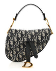 Oblique Mini Saddle Bag Blue