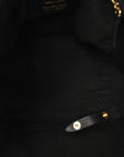 Grainy Calfskin House Check Small Canterbury Black