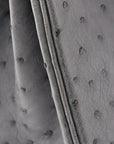 Ostrich Birkin 25 Gris Agate