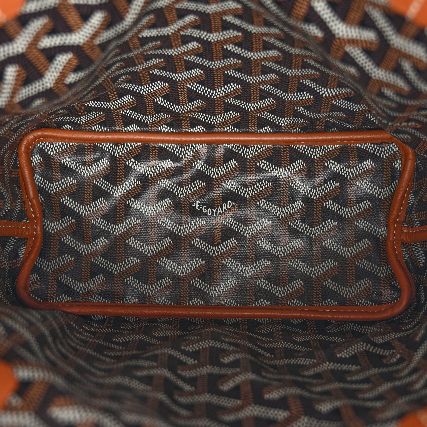 Goyardine Reversible Mini Anjou Black Gold