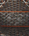 Goyardine Reversible Mini Anjou Black Gold