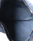 Nappa Intrecciato Medium Veneta Hobo Oceano