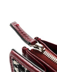 Tweed GG Monogram Mini Dionysus Chain Wallet Black White Romantic Cherry