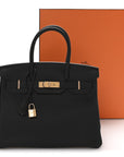 Togo Birkin 30 Black