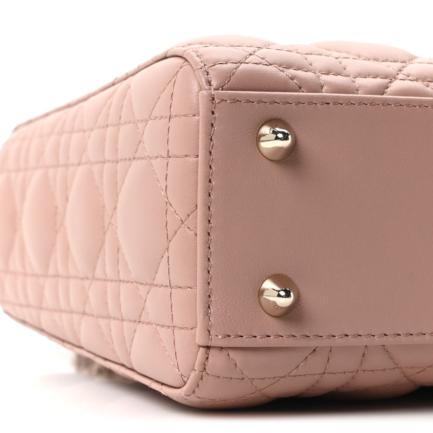 Lambskin Cannage Small Lucky Badges My Lady D1OR Fard