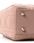 Lambskin Cannage Small Lucky Badges My Lady D1OR Fard
