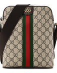 GG Supreme Monogram Web Small Ophidia Slingbag Beige Ebony New Acero