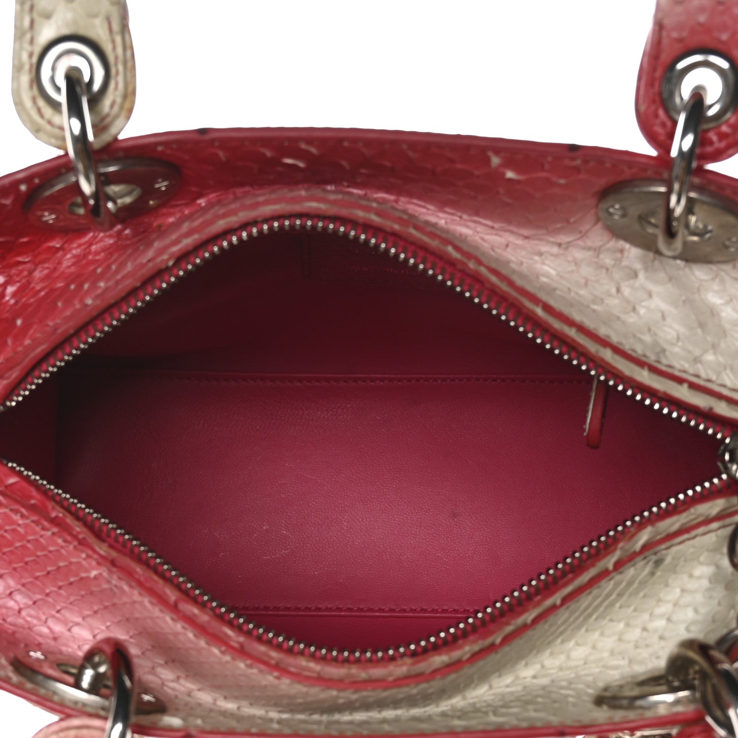 Snakeskin Ombre Medium Lady D1OR Red White