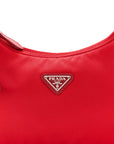 Tessuto Nylon Mini Re-Edition 2000 Bag Rosso