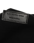 Linen Calfskin Rive Gauche Tote Black