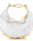 Sequin Paillettes Shiny Nappa Nano FNDIgraphy Hobo Charm Ottico