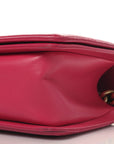 Lambskin Quilted Medium Boy Flap Fuchsia