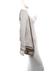 GG Supreme Monogram Web Mini Ophidia Shoulder Bag Brown