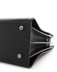 Grained Calfskin Small Sac De Jour Black