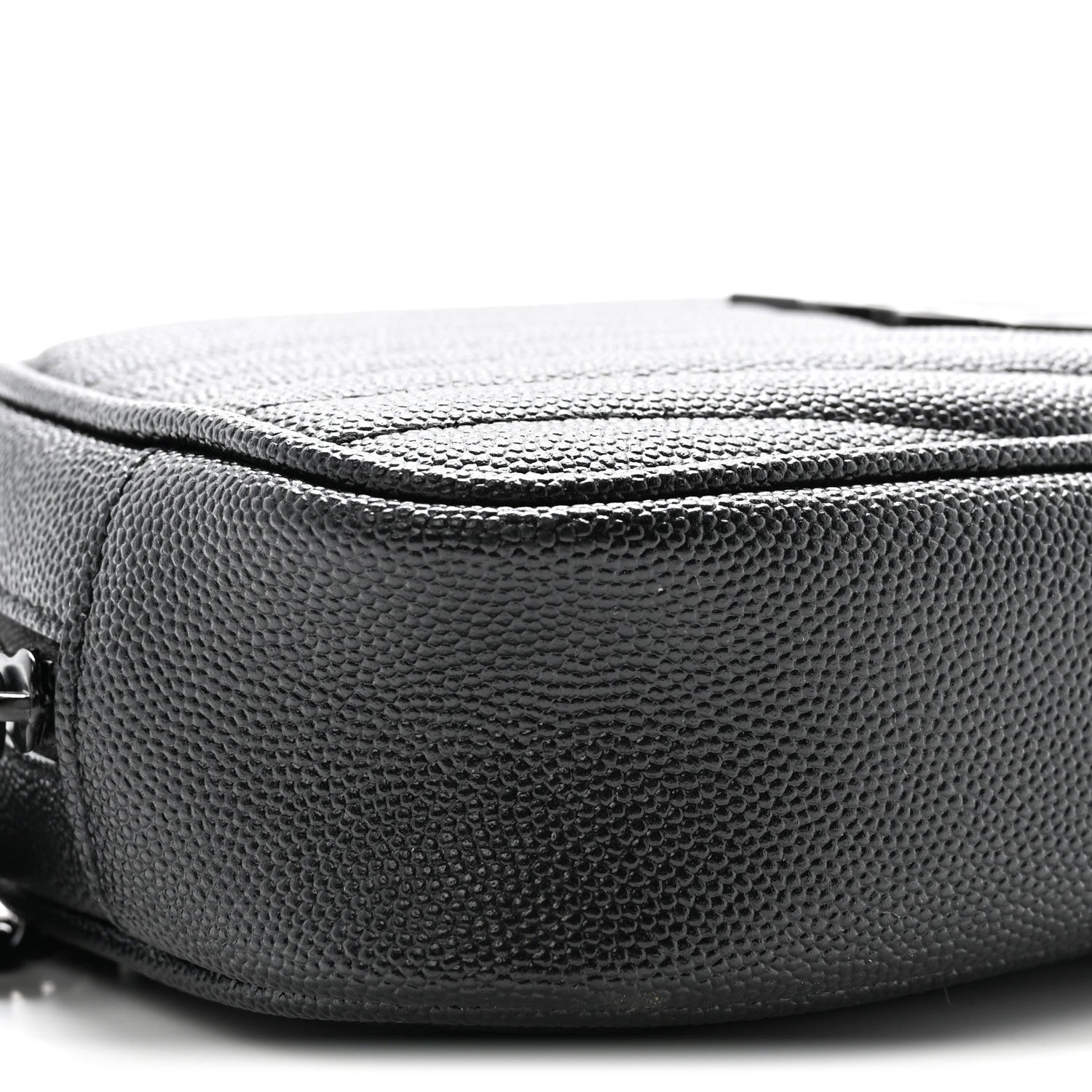 Grain De Poudre Matelasse Monochrome Monogram Mini Lou Camera Bag Black