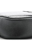 Grain De Poudre Matelasse Monochrome Monogram Mini Lou Camera Bag Black