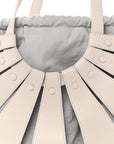 French Calfskin Shell Bag White Frost