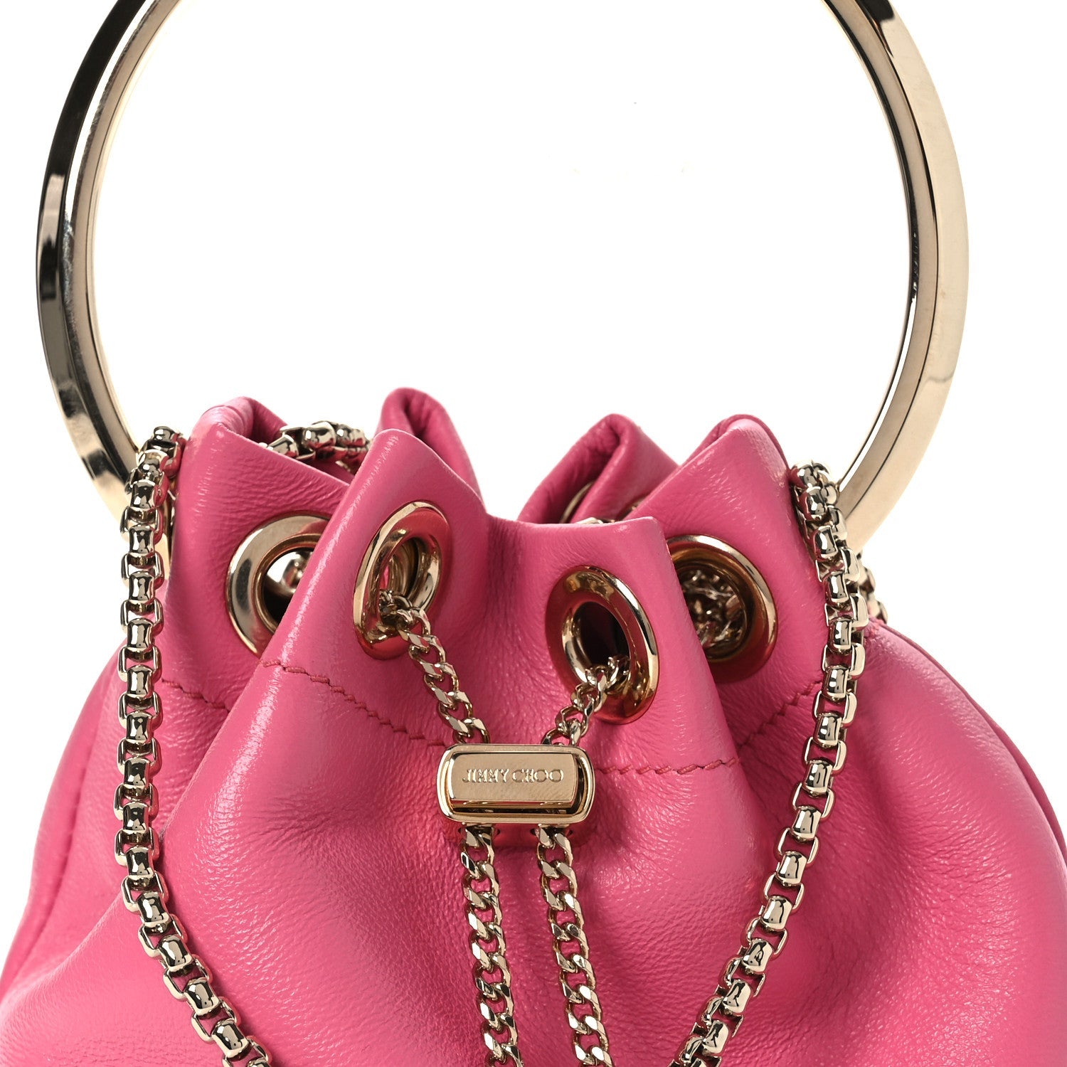 Calfskin Micro Bon Bon Bag Candy Pink