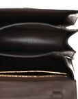 Lizard Small Classic Box Flap Bag Natural