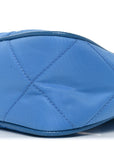 Re-Nylon Saffiano Stitched Mini Re-Edition 1995 Chaine Shoulder Bag Blue