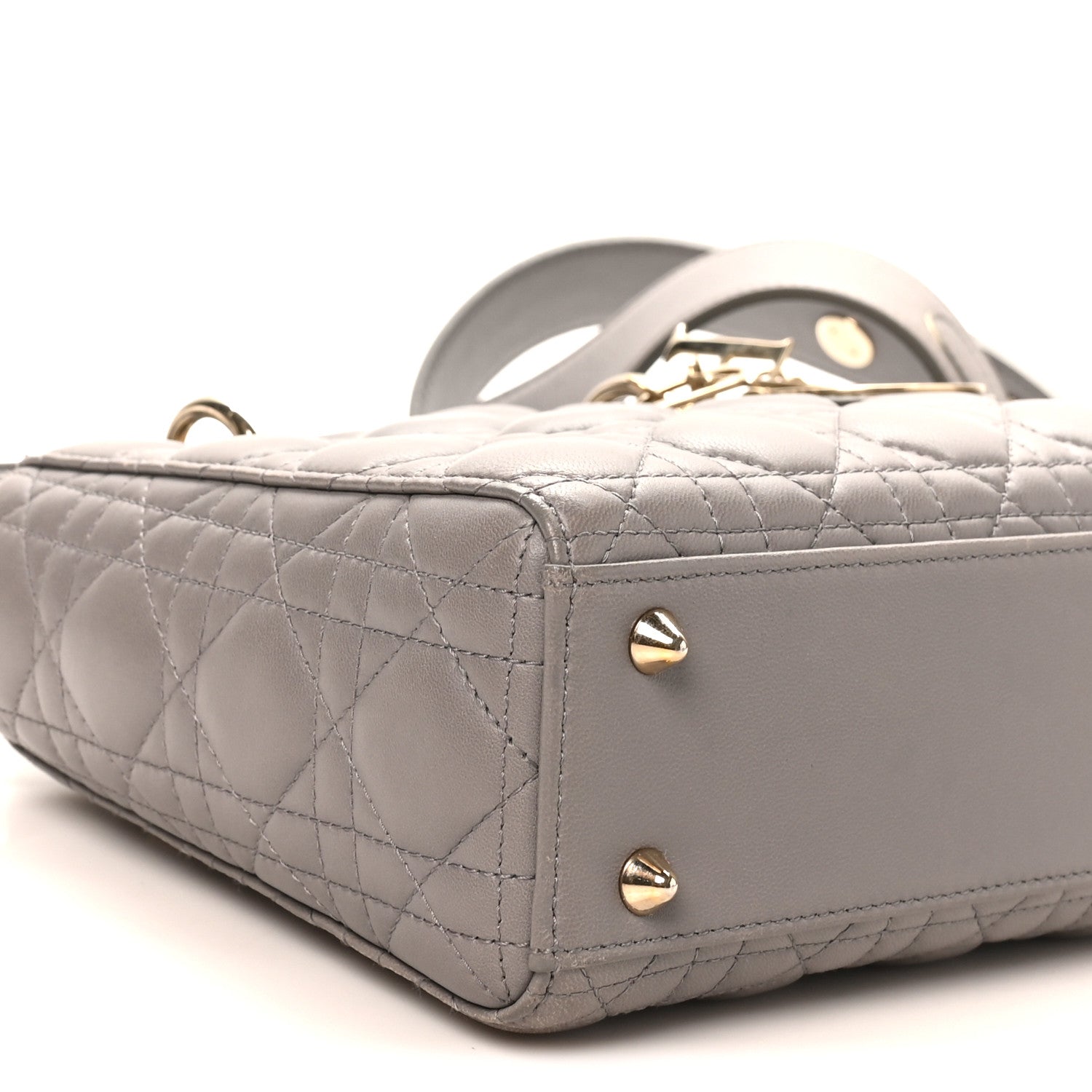 Lambskin Cannage Small My ABCD1OR Lady D1OR Grey