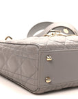 Lambskin Cannage Small My ABCD1OR Lady D1OR Grey