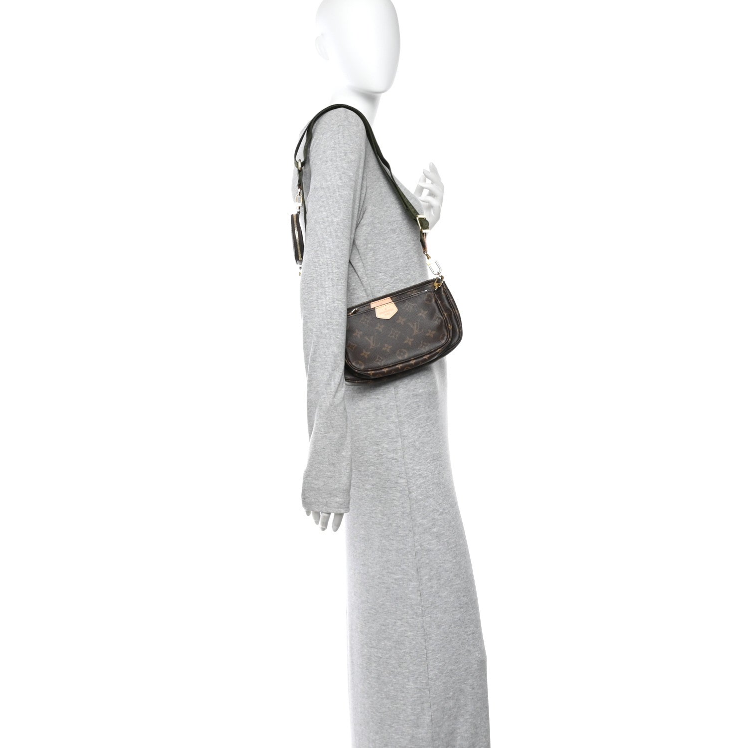 Monogram Multi Pochette Accessories Kaki