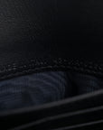 Oblique Saddle Chain Long Wallet Blue