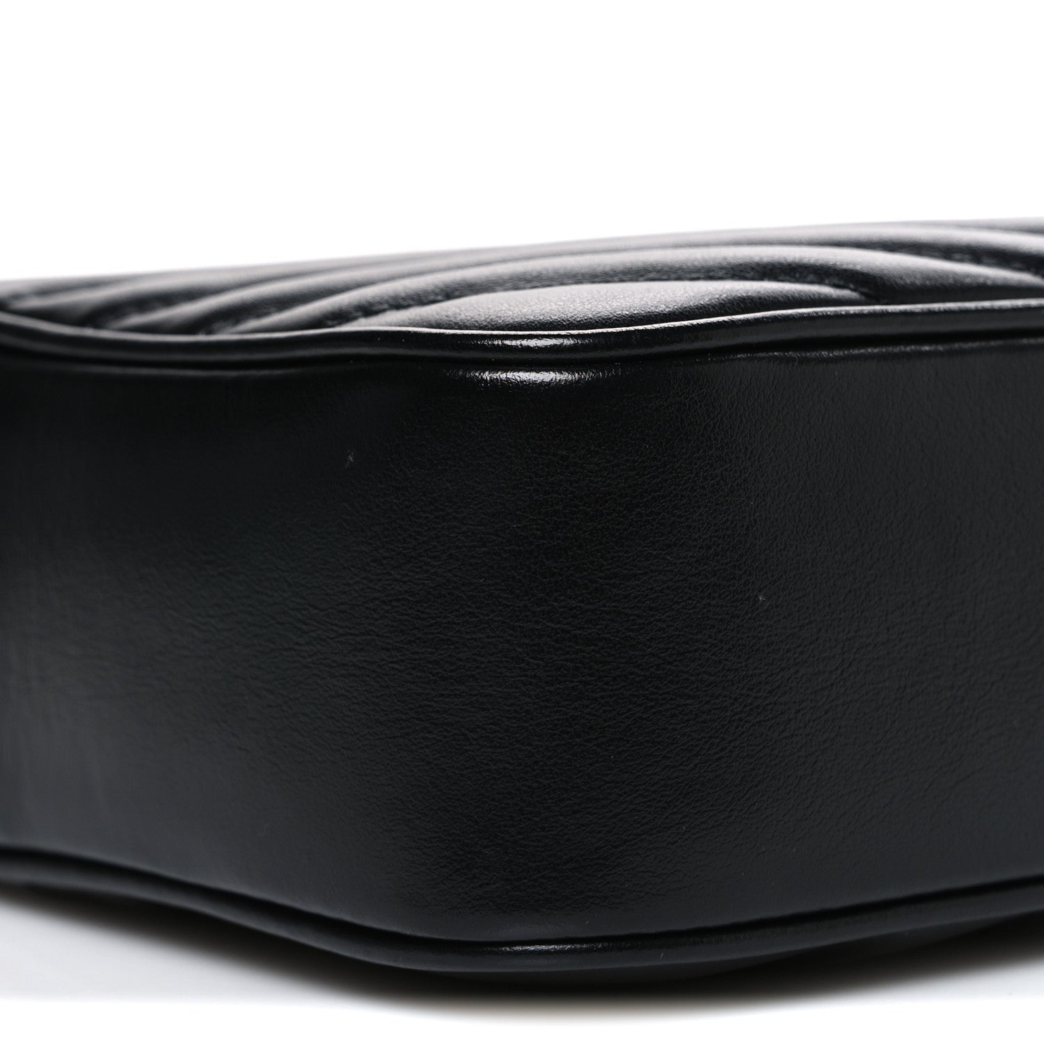 Calfskin Matelasse Monogram Lou Camera Bag Black