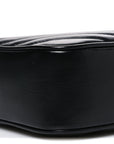Calfskin Matelasse Monogram Lou Camera Bag Black