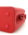 Taurillon Mini Capucines Monochrome Red